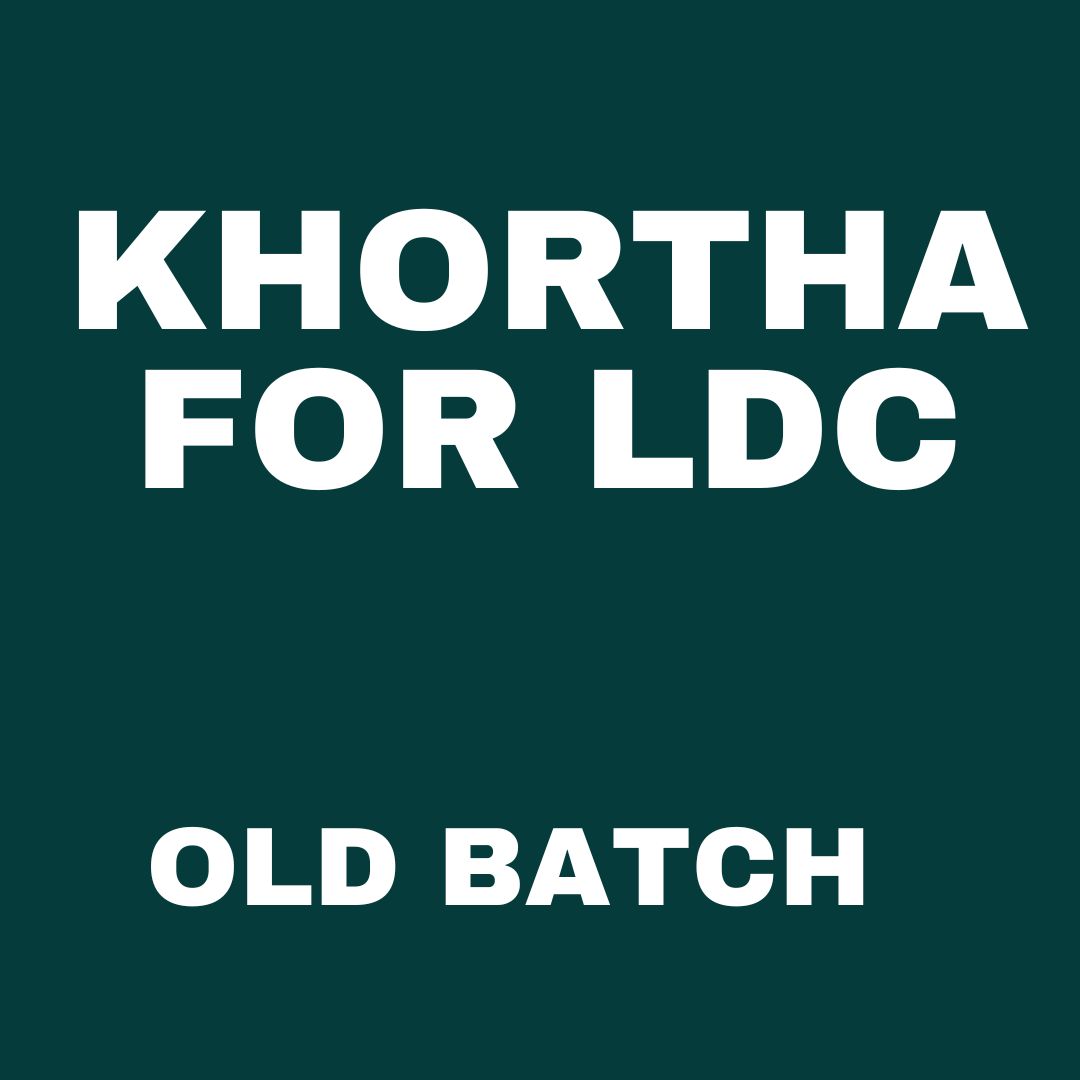 KHORTHA FOR LDC OLD BATCH
